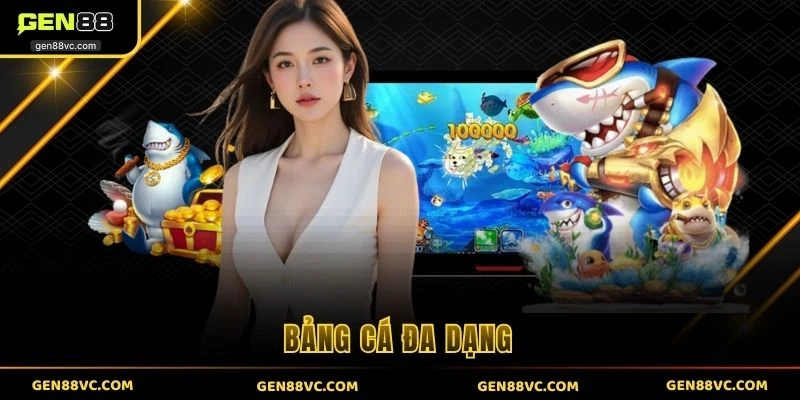 Bảng cá đa dạng