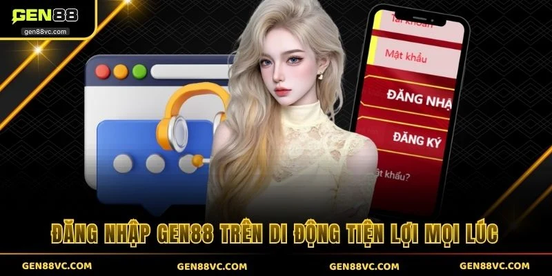  Đăng nhập GEN88 trên di động tiện lợi mọi lúc