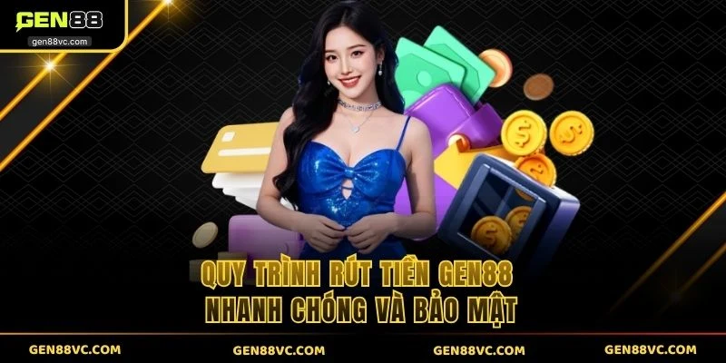 Quy trình rút tiền GEN88 nhanh chóng và bảo mật